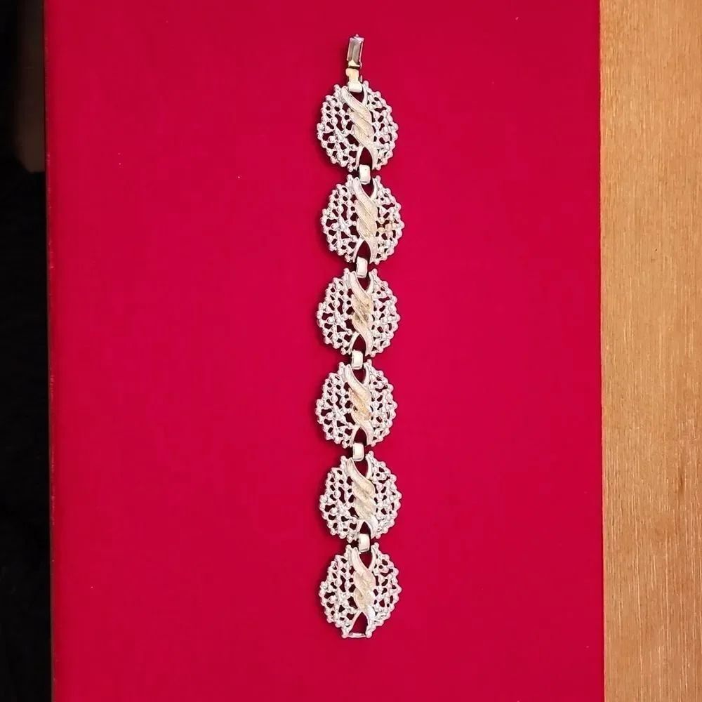 Vintage Signed Emmons Silver Plated Bracelet